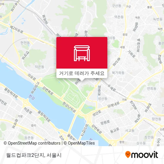 월드컵파크2단지 지도