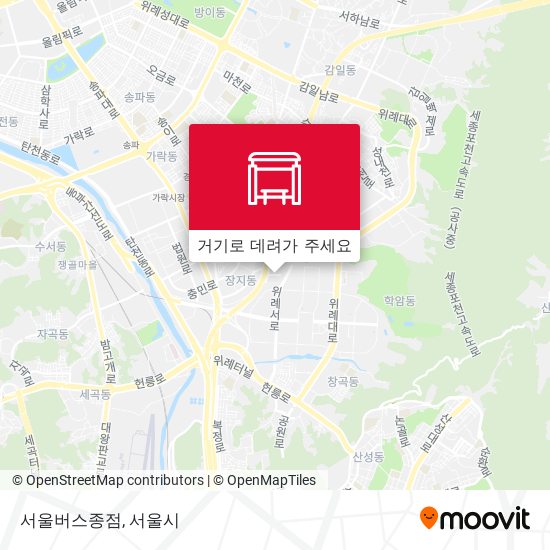 서울버스종점 지도