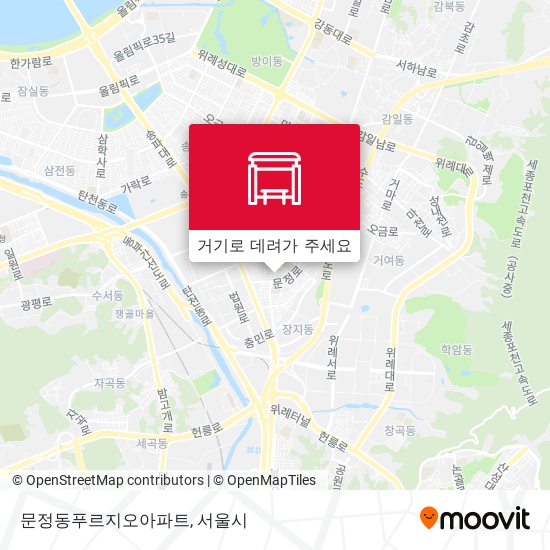 문정동푸르지오아파트 지도