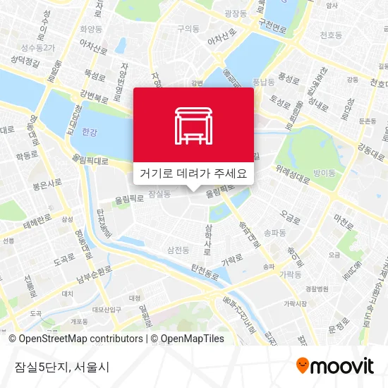 잠실5단지 지도