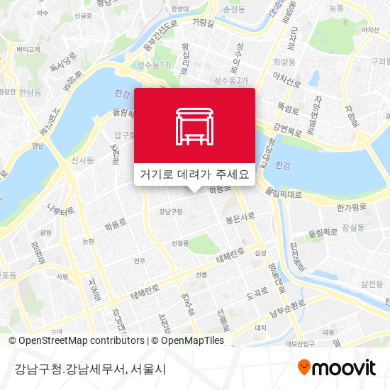 강남구청.강남세무서 지도