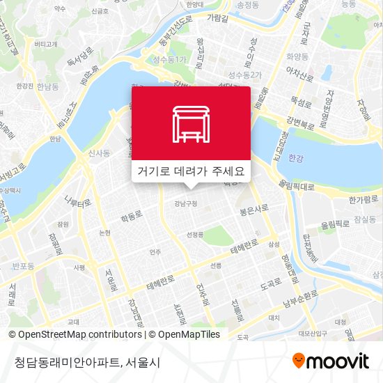 청담동래미안아파트 지도