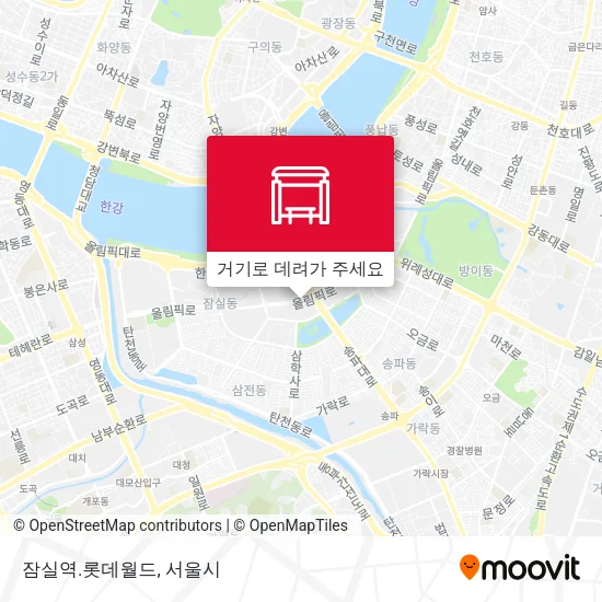 잠실역.롯데월드 지도
