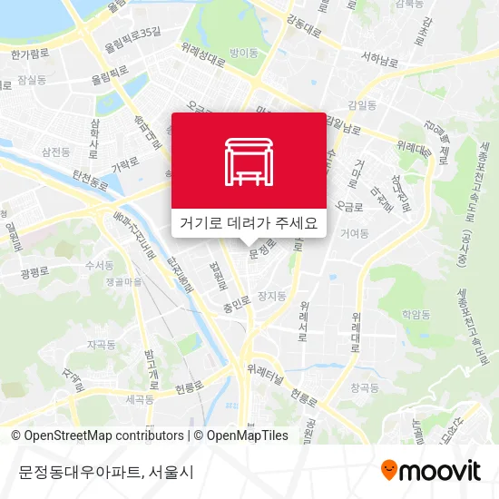 문정동대우아파트 지도