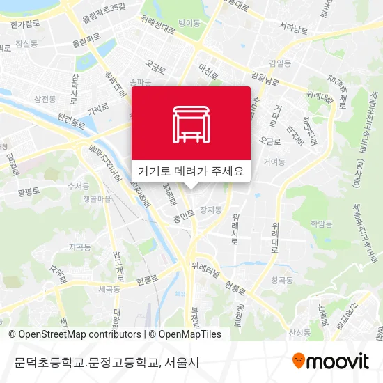 문덕초등학교.문정고등학교 지도