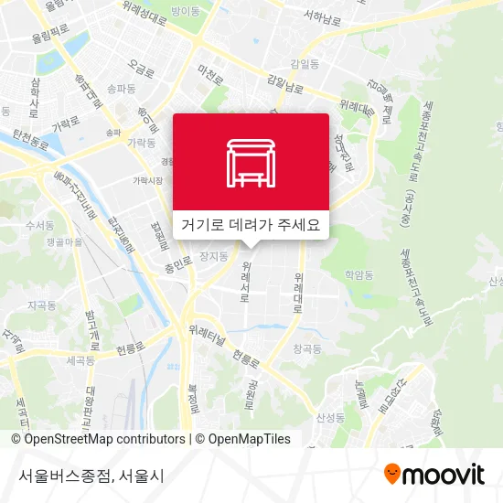 서울버스종점 지도