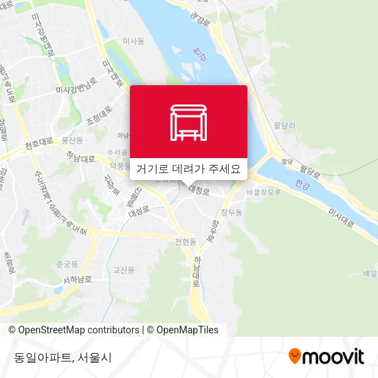동일아파트 지도