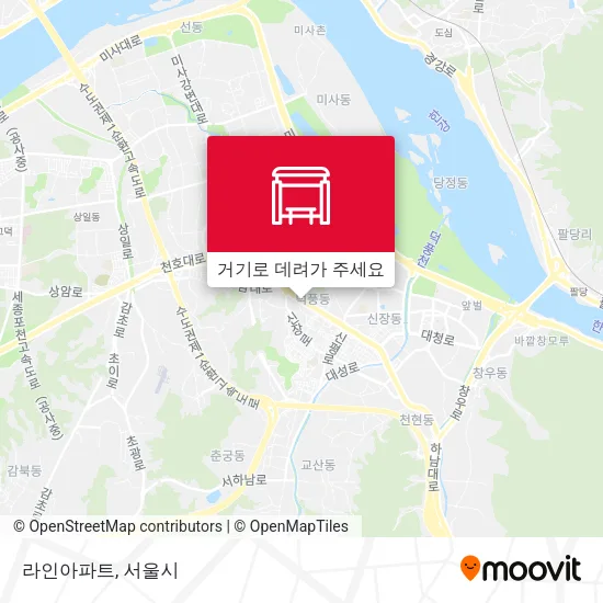 라인아파트 지도