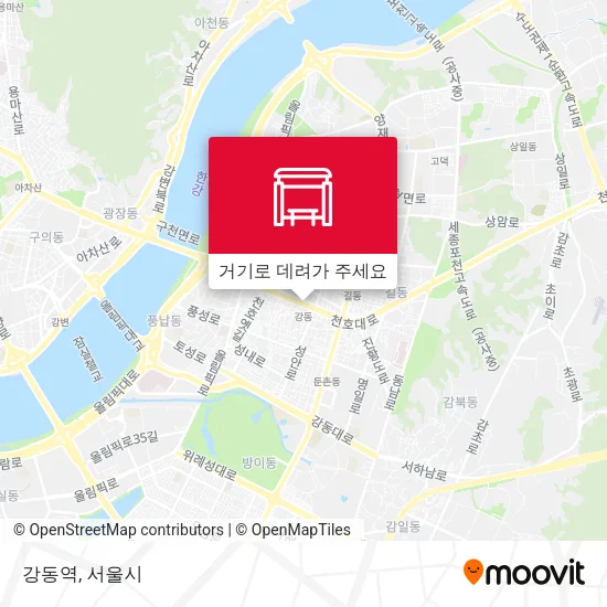 강동역 지도