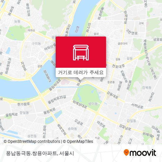 풍납동극동.쌍용아파트 지도