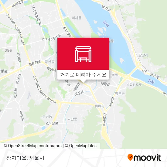 장지마을 지도