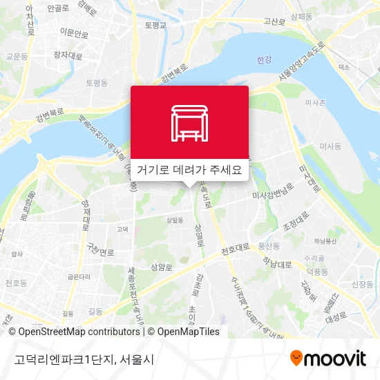 고덕리엔파크1단지 지도