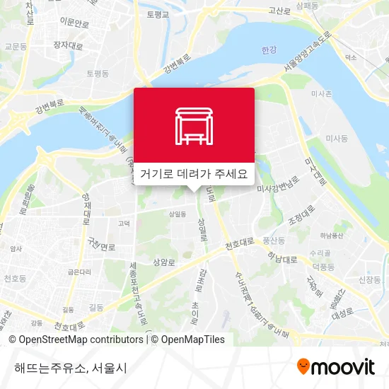 해뜨는주유소 지도
