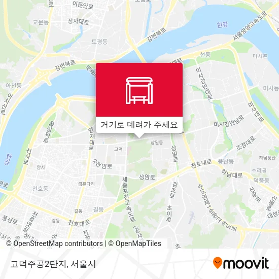 고덕주공2단지 지도