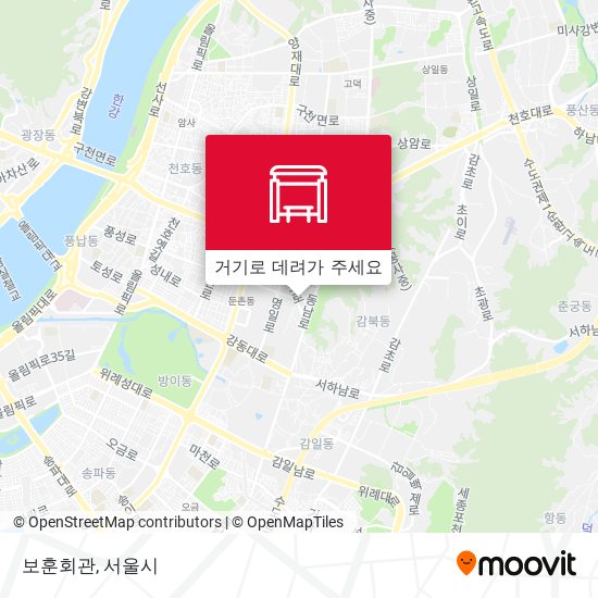 보훈회관 지도