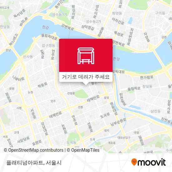 플래티넘아파트 지도