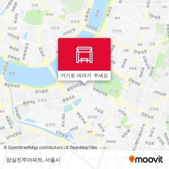 잠실진주아파트 지도