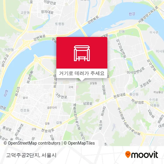 고덕주공2단지 지도