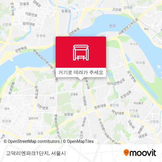 고덕리엔파크1단지 지도
