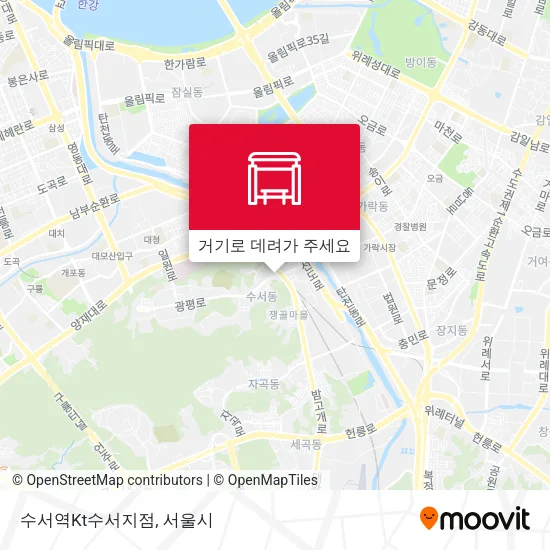 수서역Kt수서지점 지도