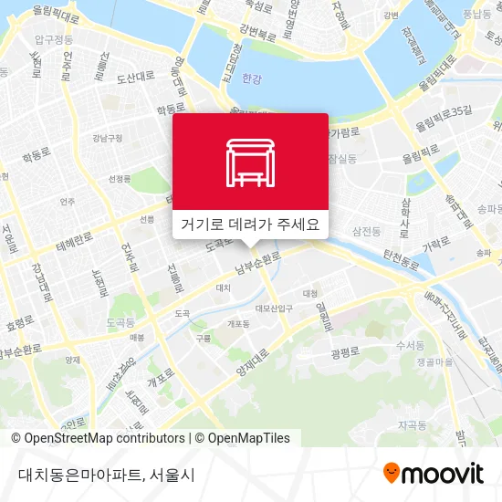 대치동은마아파트 지도