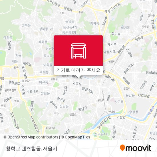 황학교.텐즈힐몰 지도