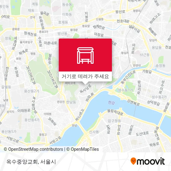 옥수중앙교회 지도