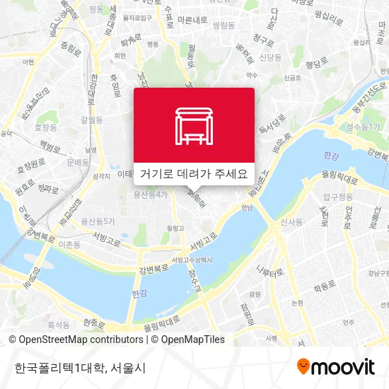 한국폴리텍1대학 지도