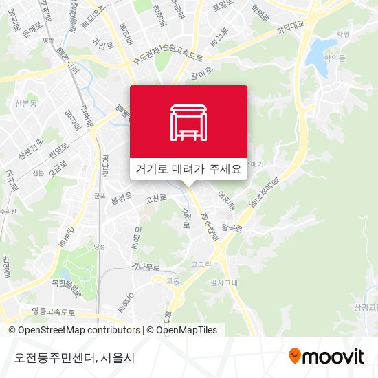 오전동주민센터 지도