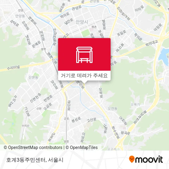 호계3동주민센터 지도