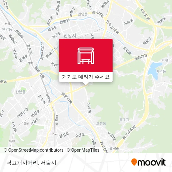 덕고개사거리 지도