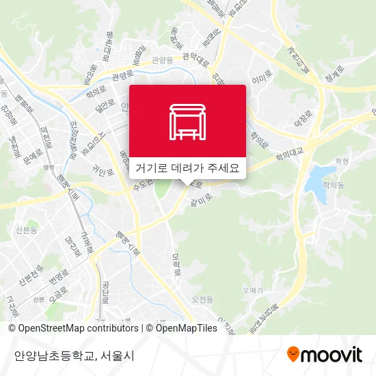 안양남초등학교 지도