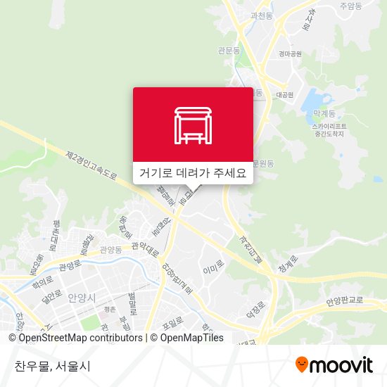 찬우물 지도