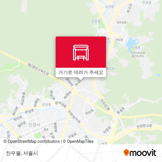 찬우물 지도
