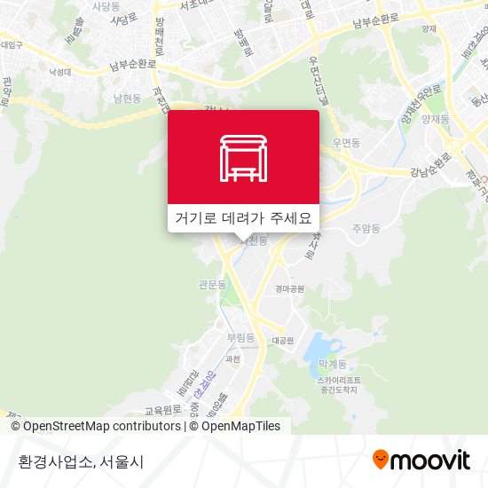 환경사업소 지도