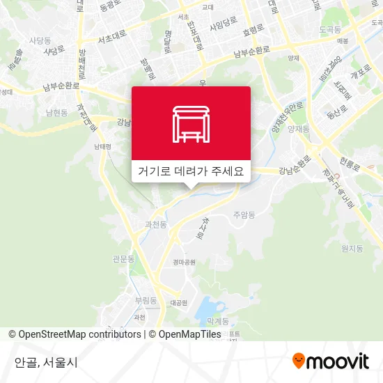 안골 지도