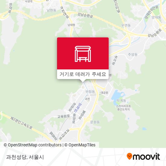 과천성당 지도