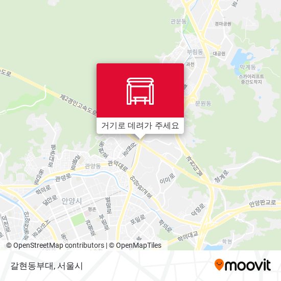 갈현동부대 지도