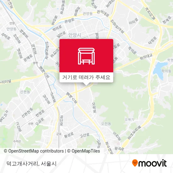 덕고개사거리 지도