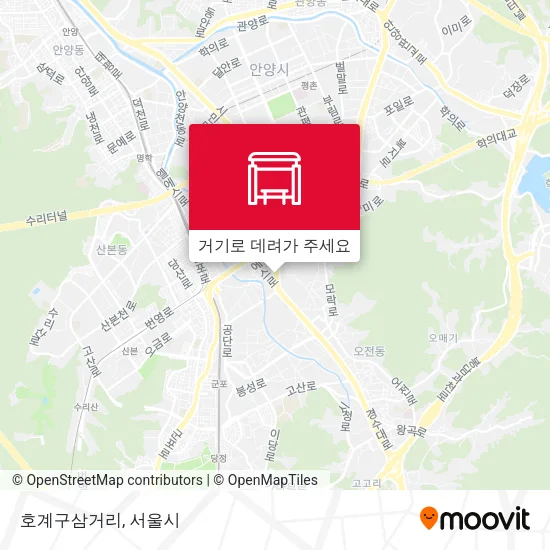 호계구삼거리 지도