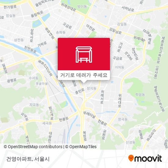 건영아파트 지도