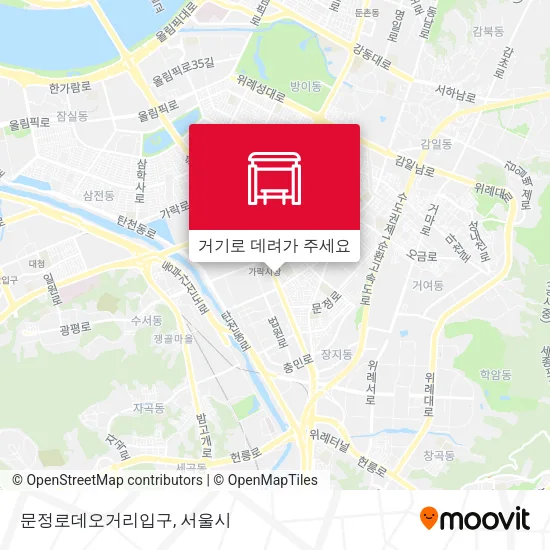 문정로데오거리입구 지도