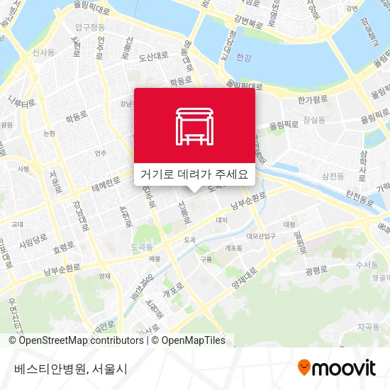 베스티안병원 지도