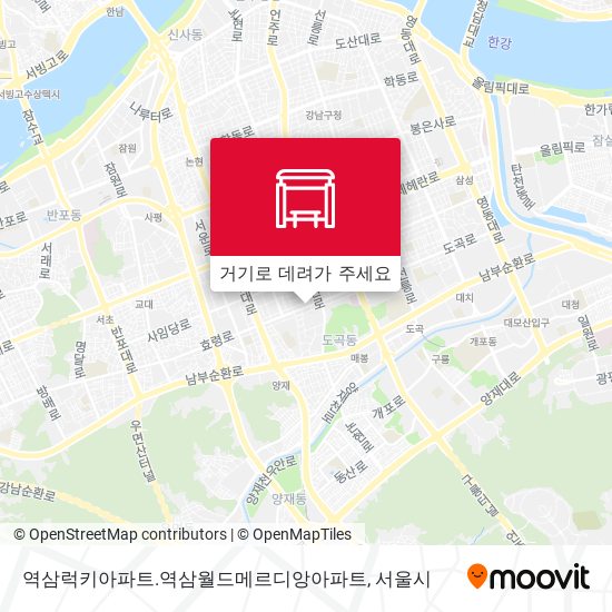 역삼럭키아파트.역삼월드메르디앙아파트 지도