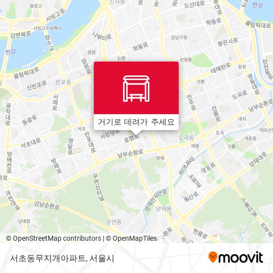 서초동무지개아파트 지도