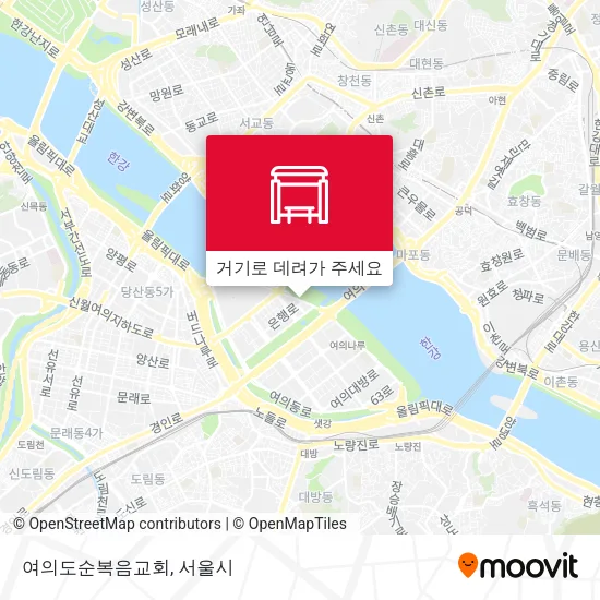 여의도순복음교회 지도