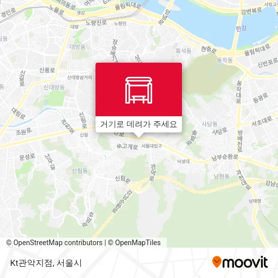 Kt관악지점 지도