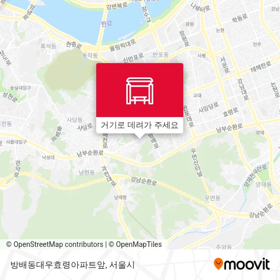 방배동대우효령아파트앞 지도