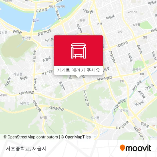 서초중학교 지도