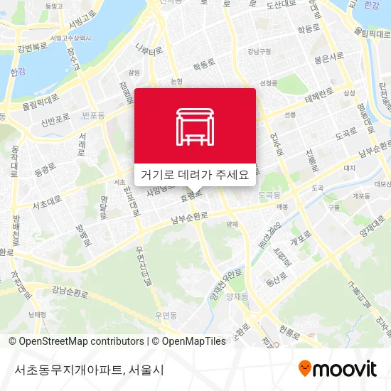 서초동무지개아파트 지도